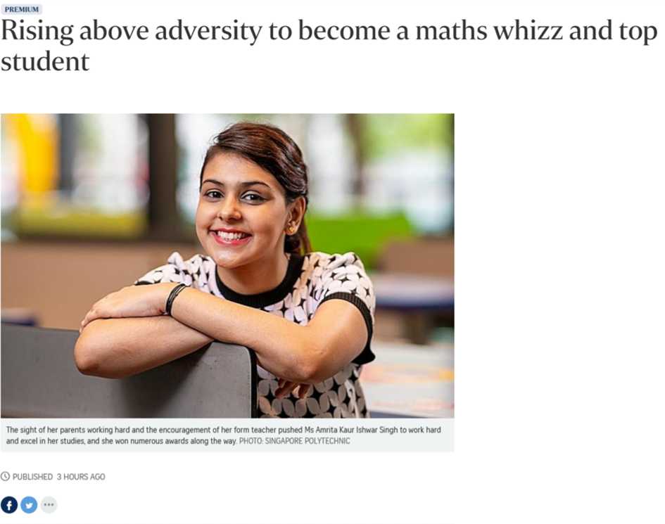 Ex Gessian rising above adversity to become a maths whizz and top student